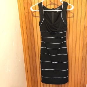White house black market Dress with scooped neck
